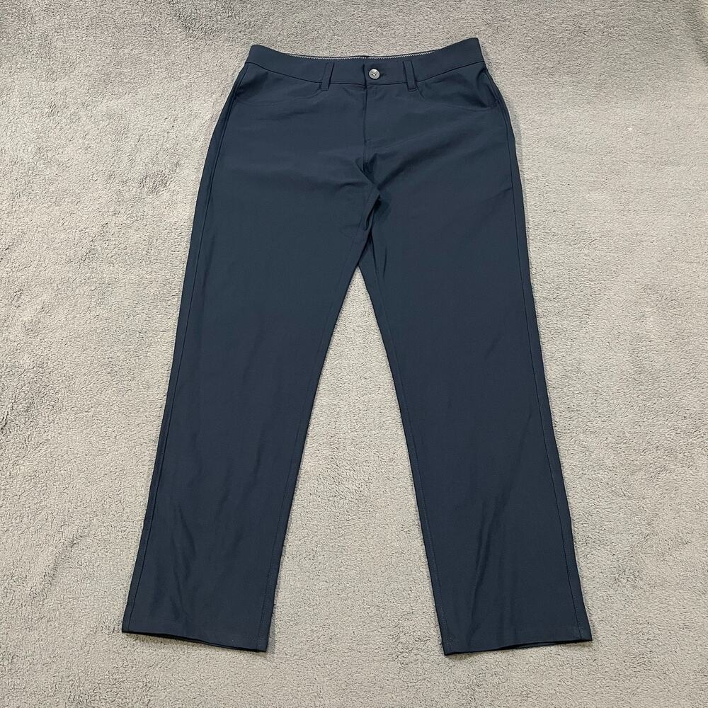 Vuori Meta Navy Blue 5-Pocket Casual Performance Commuter Tech Pants Men's Sz 30